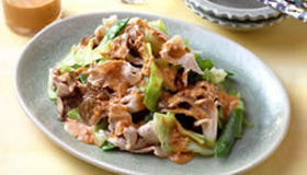 Salad kiểu Trung với nấm Maitake và bắp cải
