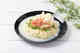 白舞茸と明太子の白だし豆乳そうめん	