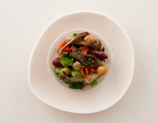 きのことお豆のマリネサラダ